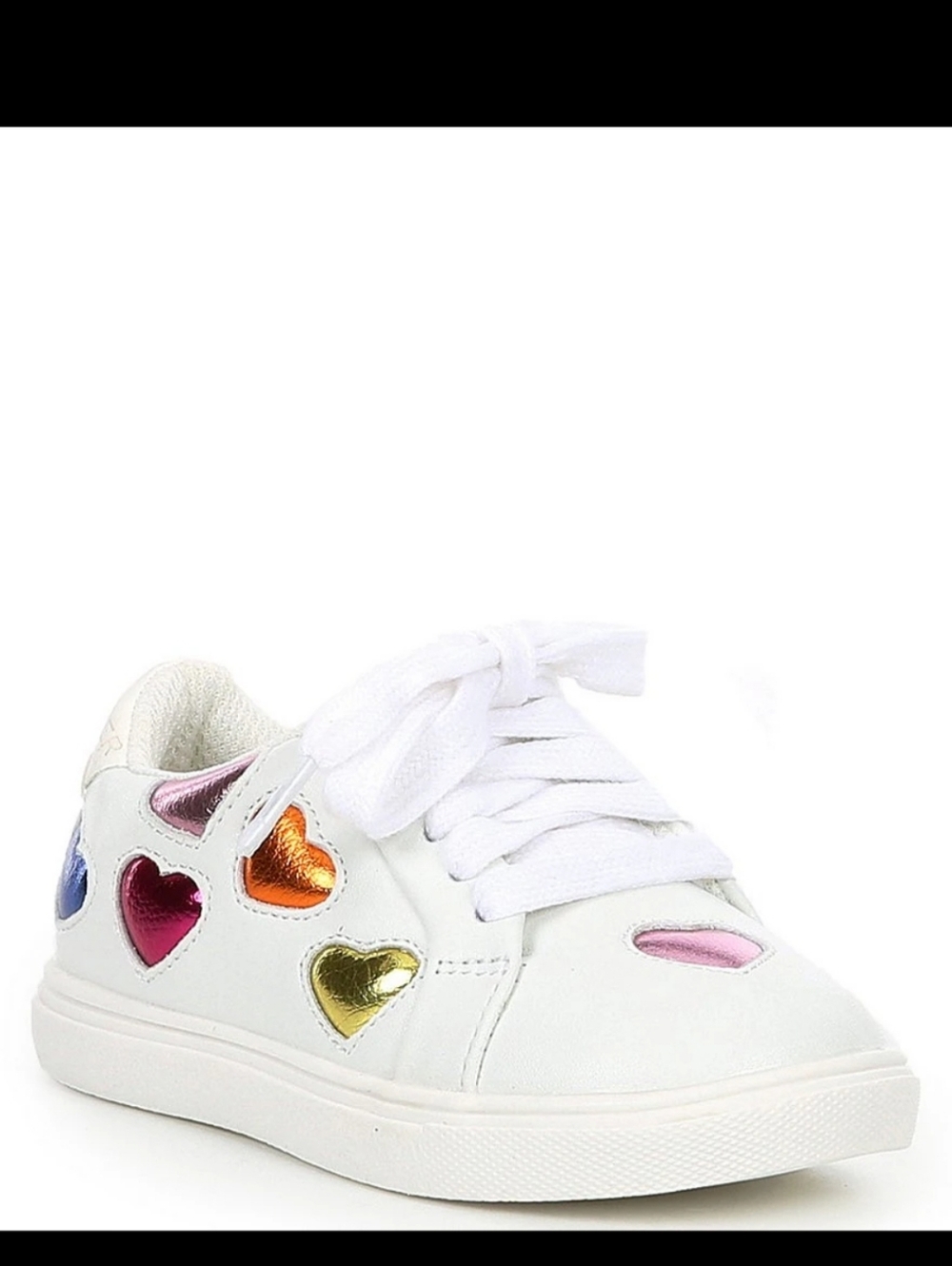 Kurt Geiger Girls Lane Love White Sneakers